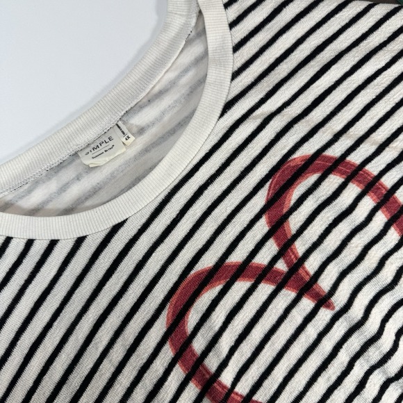 Simple by Suzanne Betro Plus 4X Striped Sweater Red Heart Pullover - Picture 1 of 16